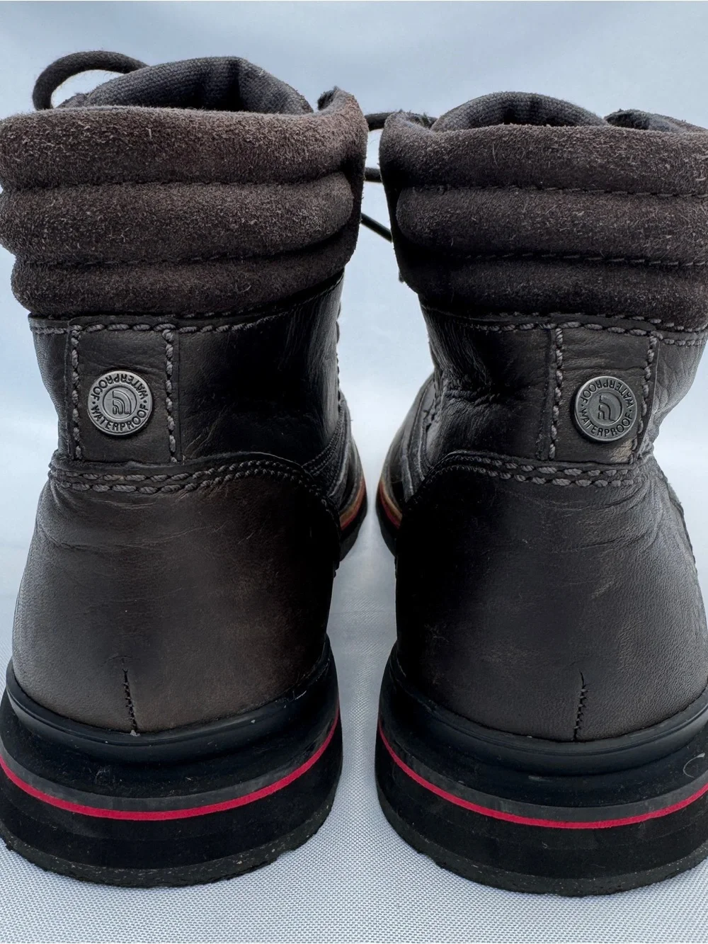 The North Face Men's Black Chukka Boots with Red Accent